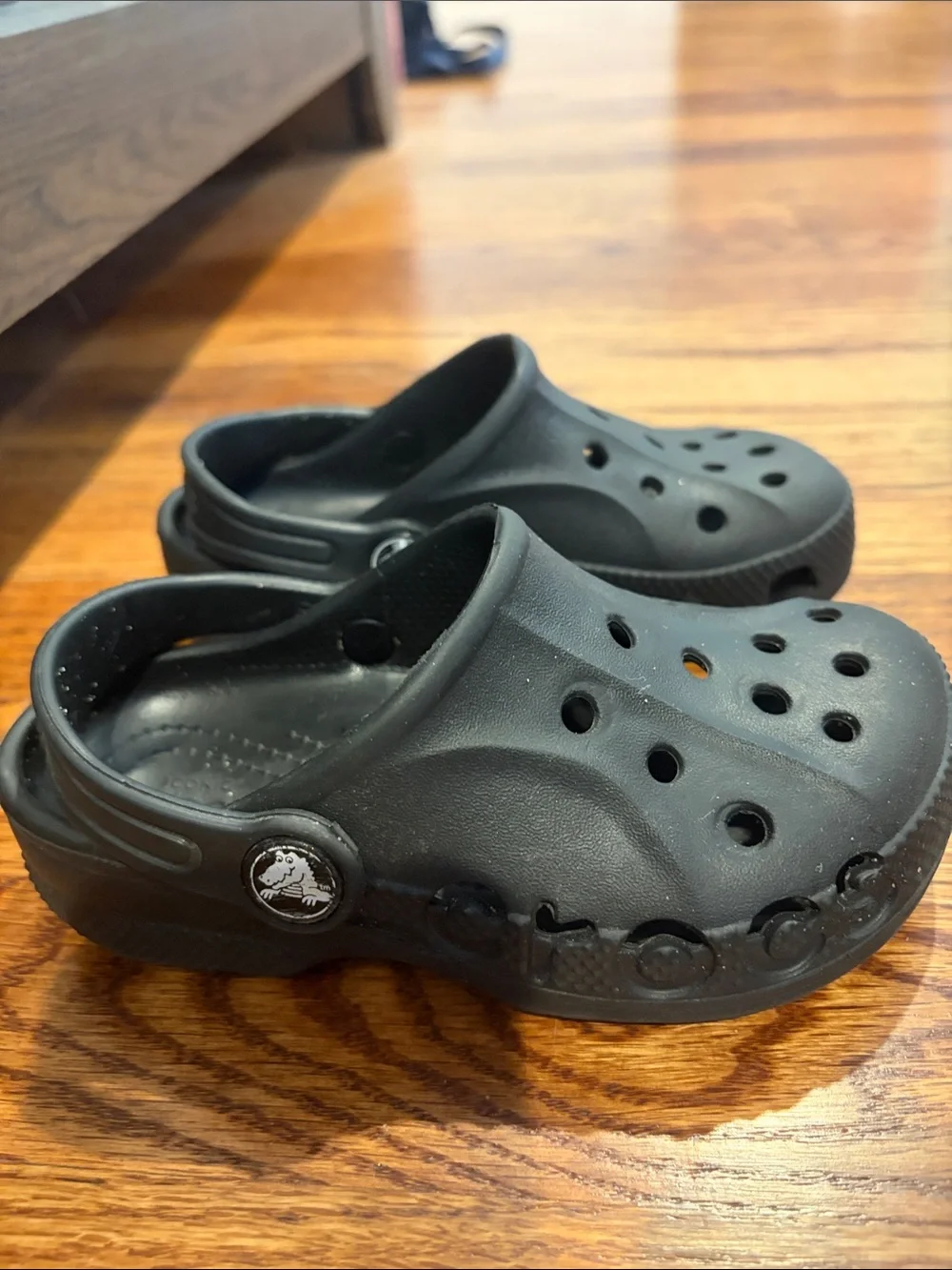 CROCS Kids Black Classic Clog Water Shoes